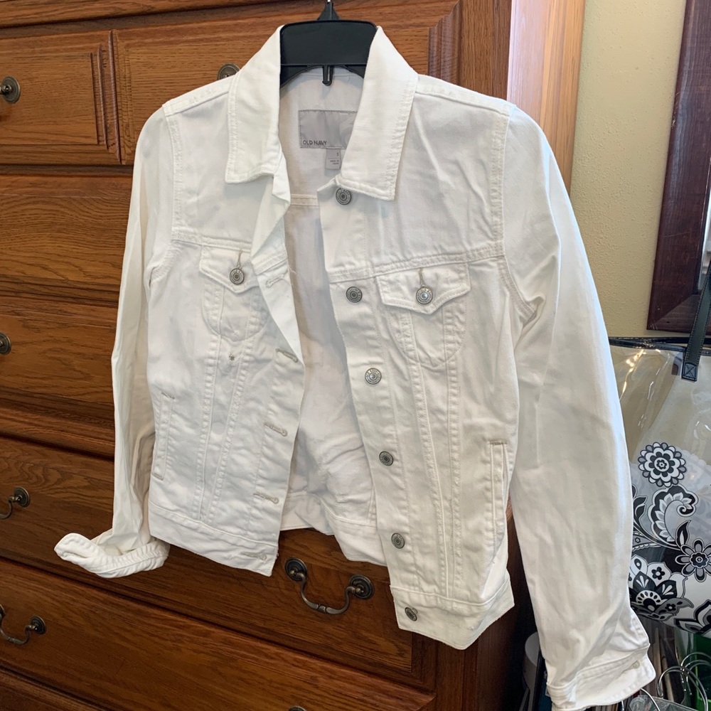White Denim Jacket